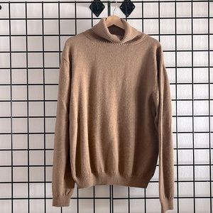 Vintage Alpaca Tan Turtleneck Sweater
